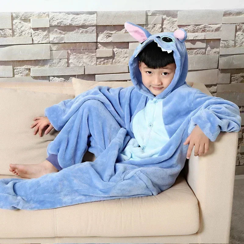 Stitch Onesie for Children - Soft and Cute Nightwear