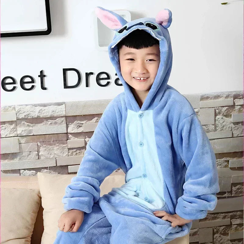 Stitch Onesie for Children - Soft and Cute Nightwear