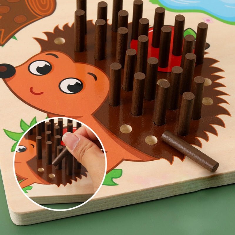 Montessori Counting and Sensory Toy for Toddlers - CountWithSpikes