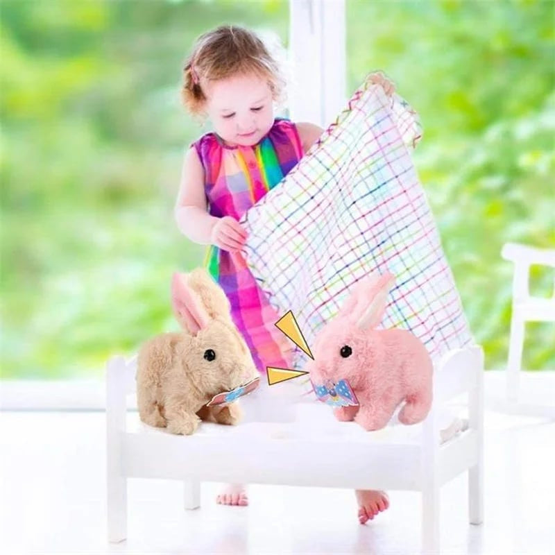 Interactive Cuddly Bunny - HoppyMate