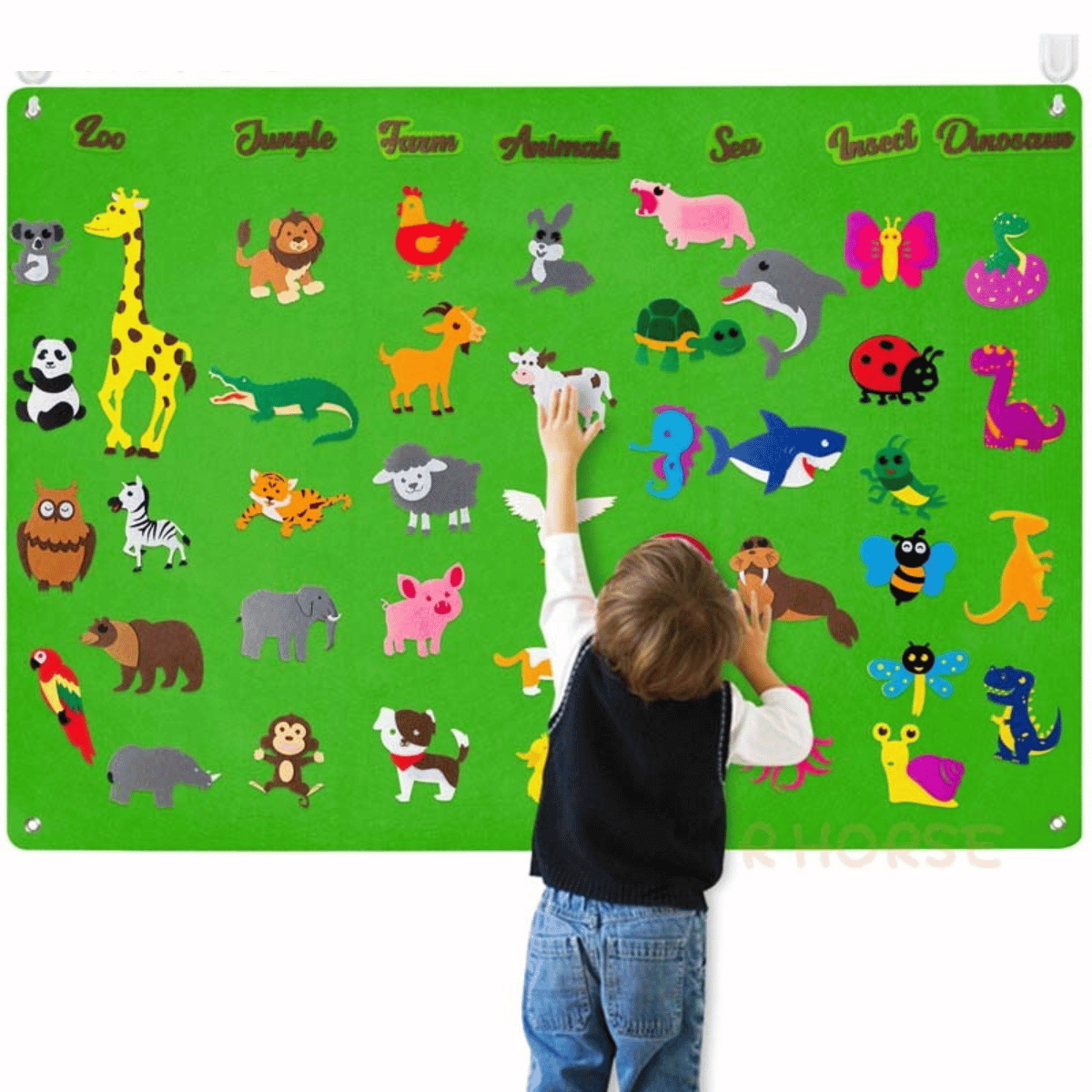 Toddler Felt Play Mat - FeltAdventure
