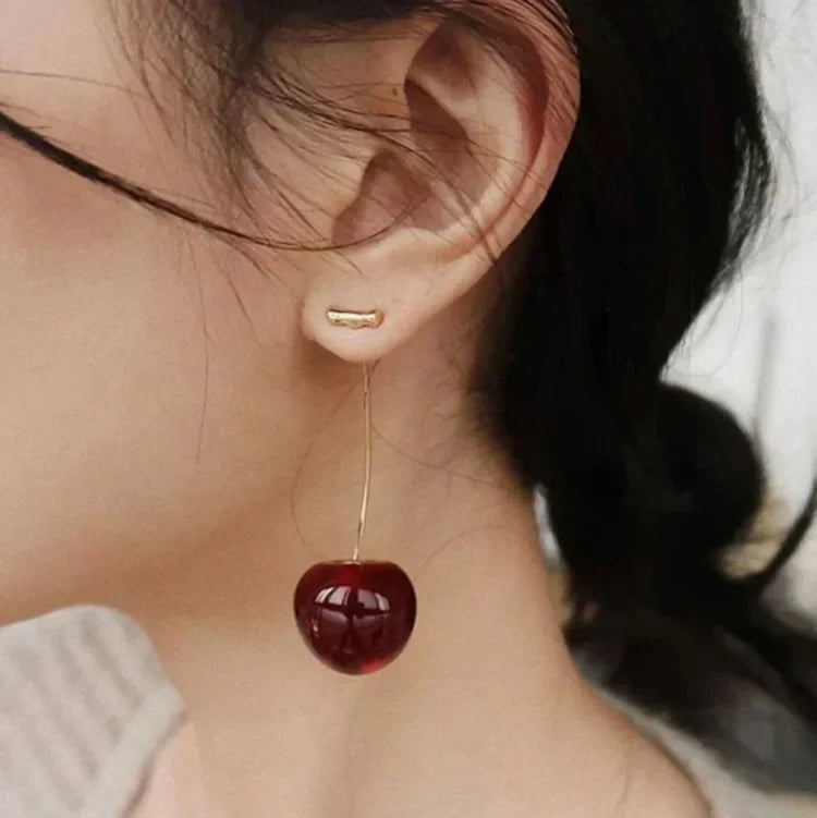 Red Cherry Earrings – Fleur