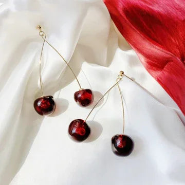 Red Cherry Earrings – Fleur