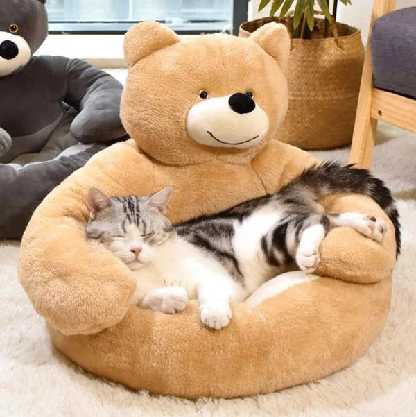 CuddleBear Cat Bed - For Ultimate Comfort and Coziness