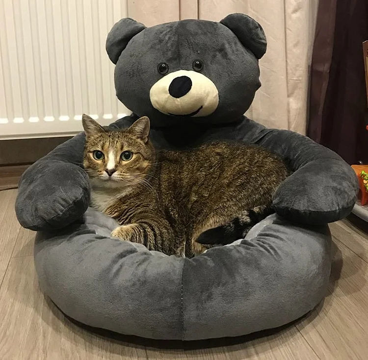 CuddleBear Cat Bed - For Ultimate Comfort and Coziness