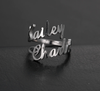 EterniRing Premium Custom Name Ring | Handcrafted Elegant Stainless Steel Jewelry