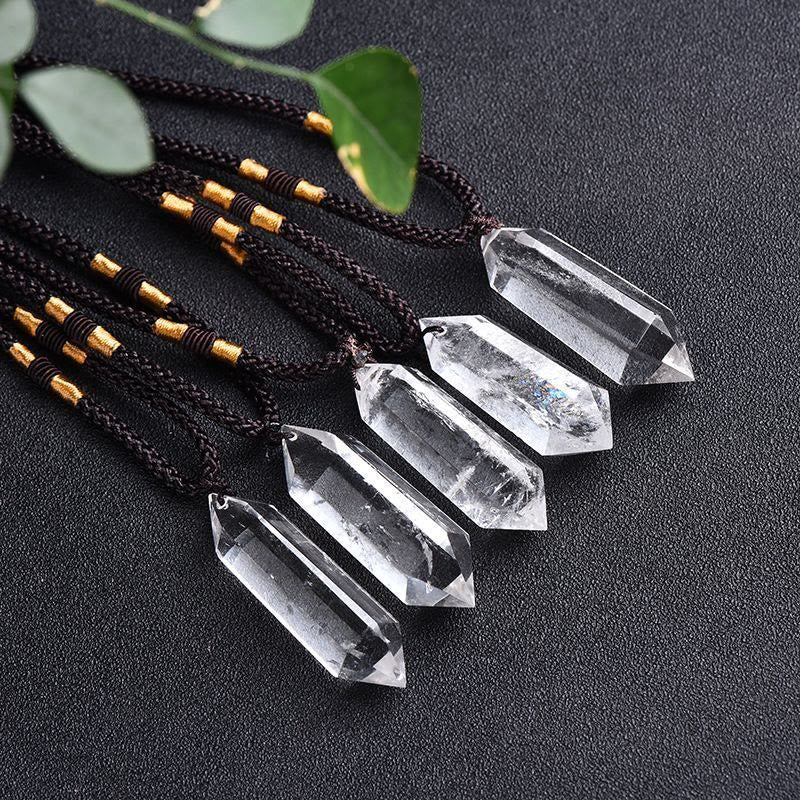 Natural Crystal Amethyst Healing Necklace – Lyra