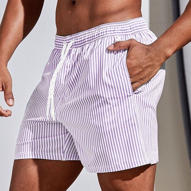 Classic Striped Board Shorts - Novo