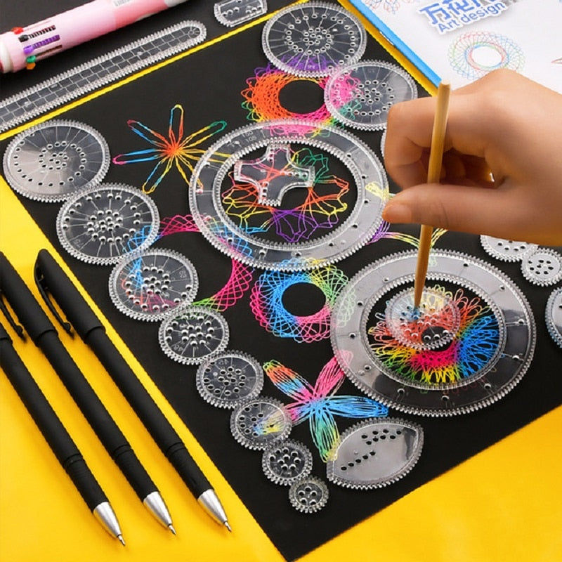 Classic Spirograph Drawing Set - Ultimate Creativity for Children
