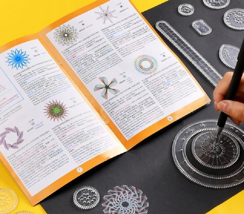 Classic Spirograph Drawing Set - Ultimate Creativity for Children