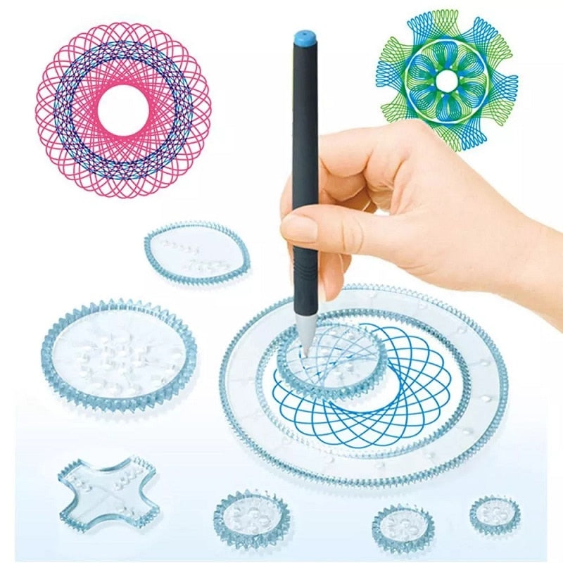 Classic Spirograph Drawing Set - Ultimate Creativity for Children