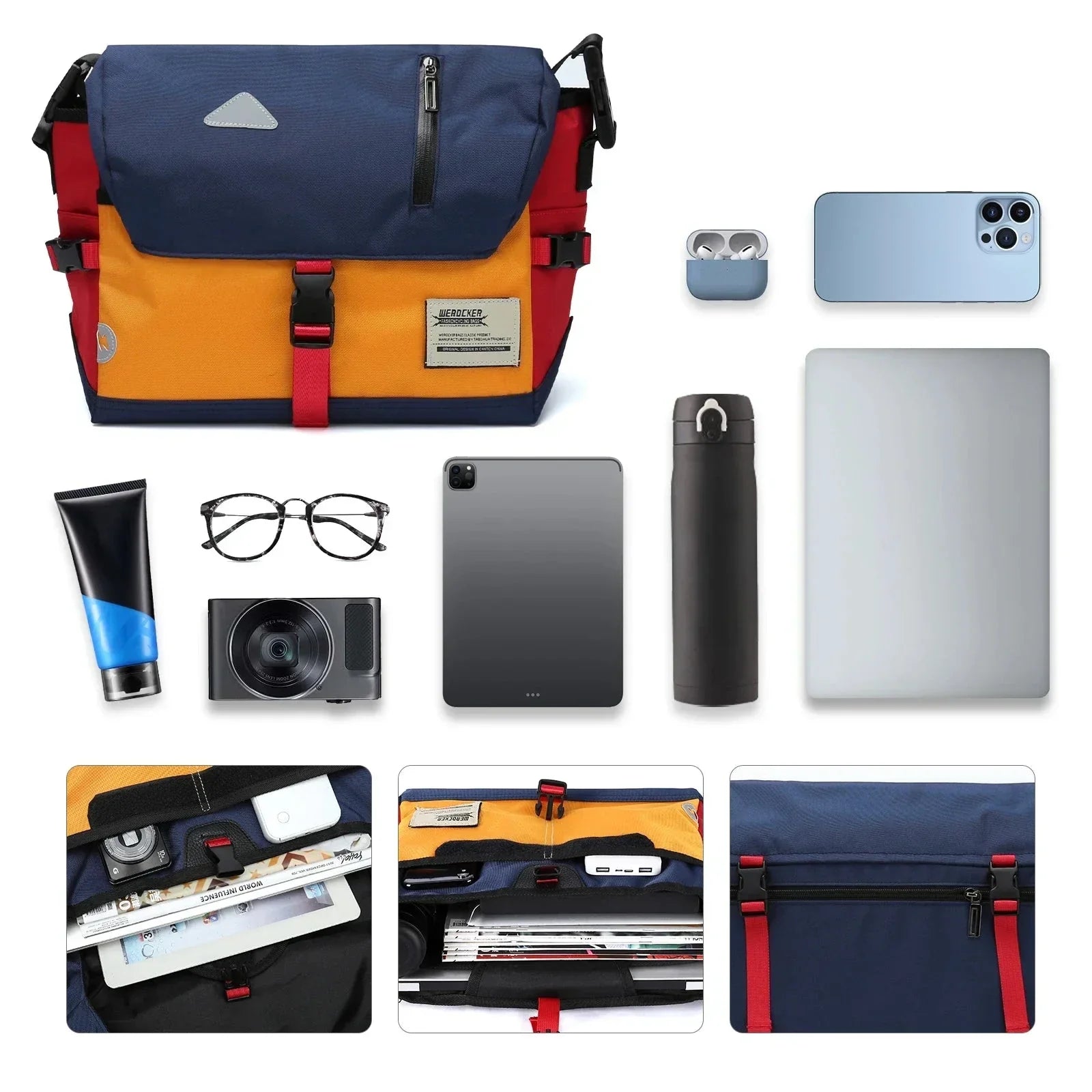 Luke | Classic Waterproof Crossbody Travel Bag – Comfort & Style