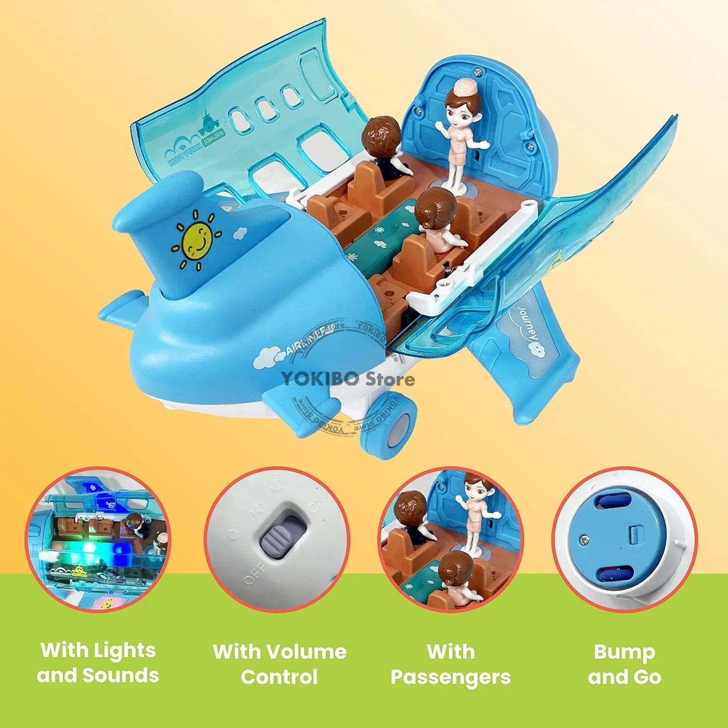 Pilot Pals Plane | Educational Toy Plane with Sound