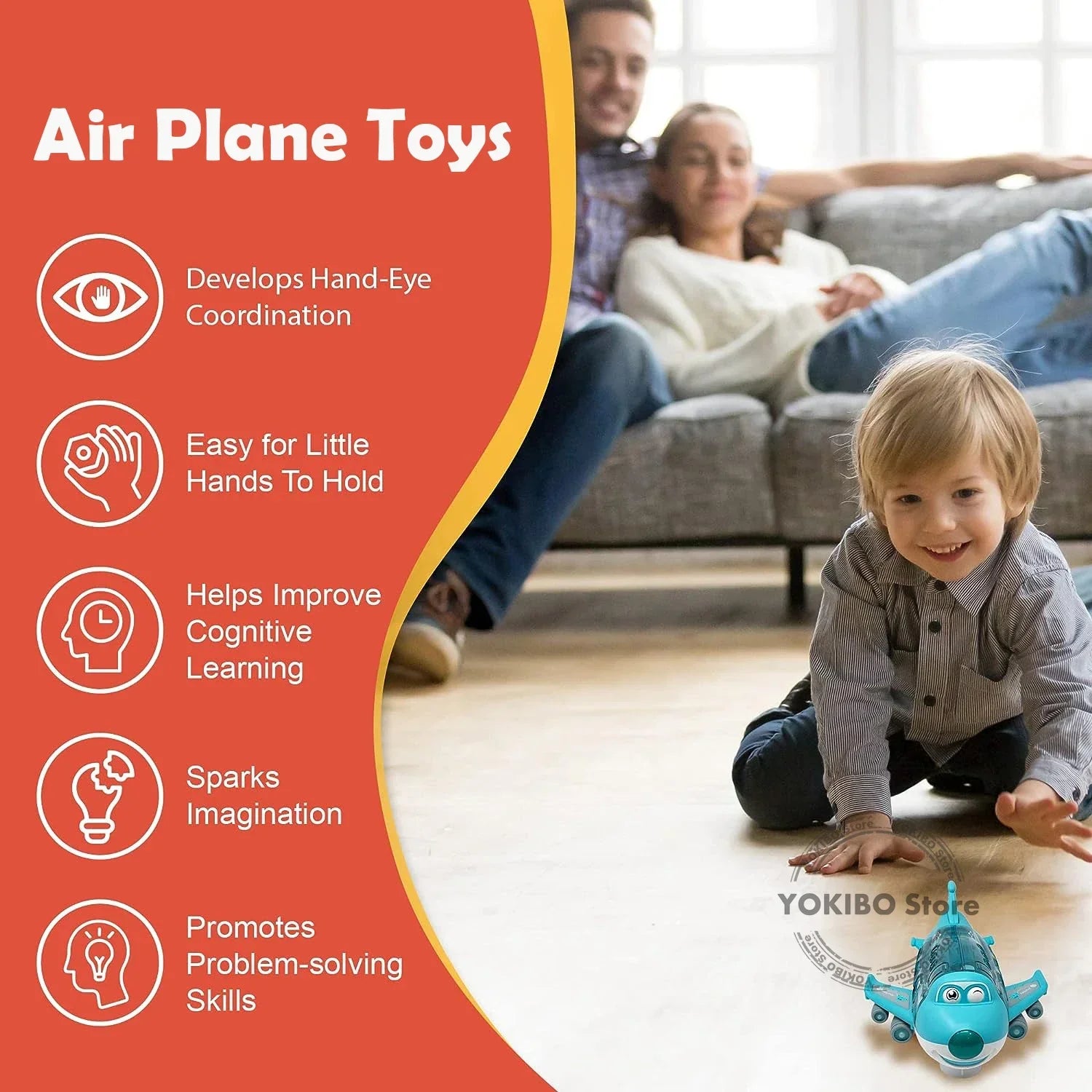 Pilot Pals Plane | Educational Toy Plane with Sound