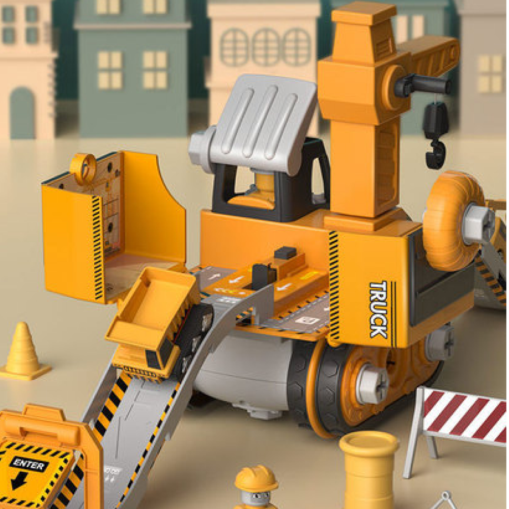 LittleBuilder Playset - Lorry, Digger & Crane