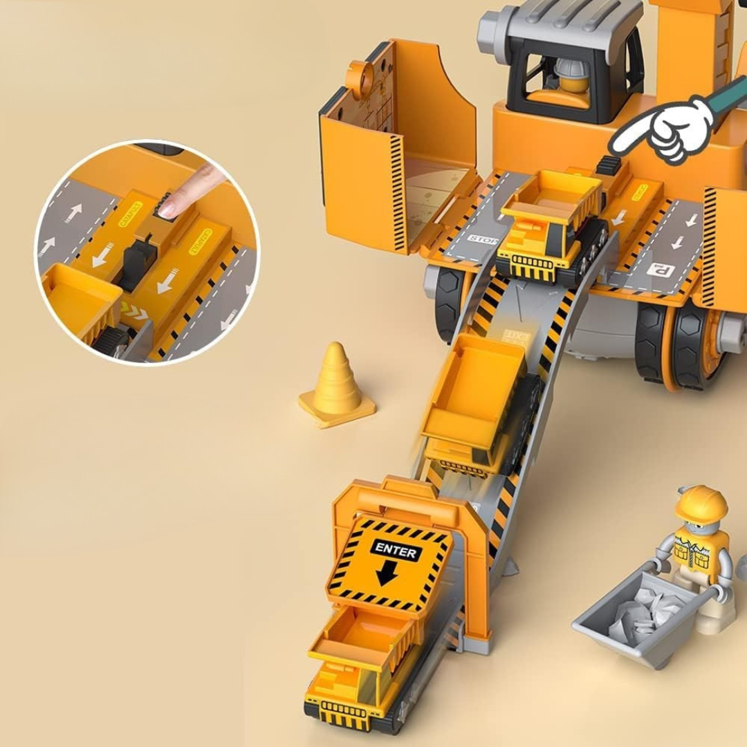 LittleBuilder Playset - Lorry, Digger & Crane