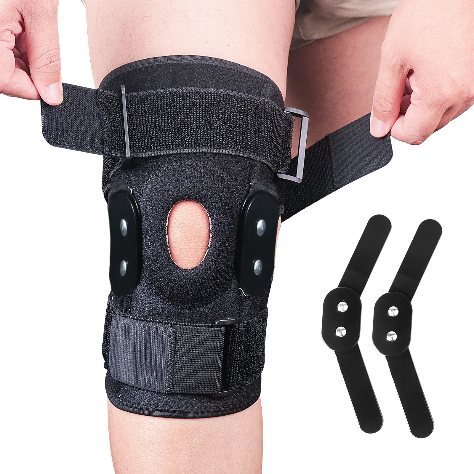 Adjustable Knee Brace with Hinge - FlexiSupport