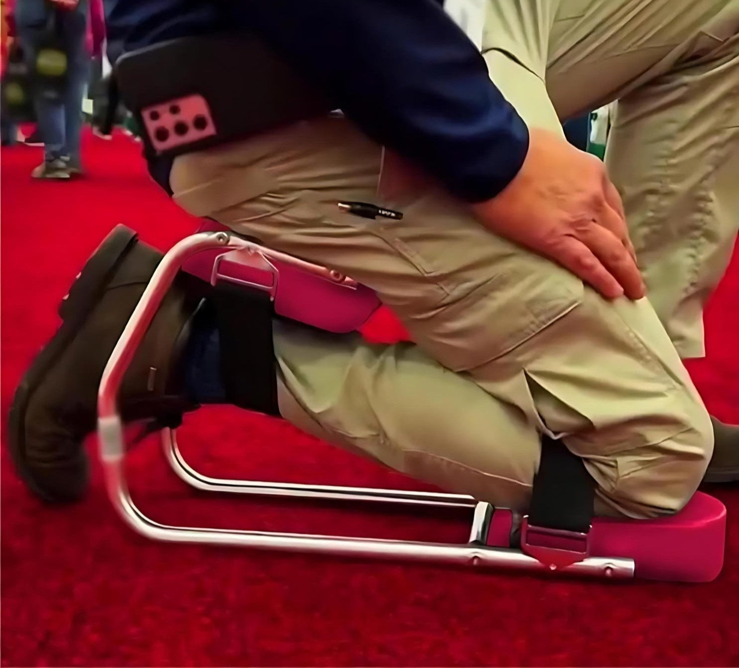 Portable Garden Kneeler and Stool - GardenEase Duo