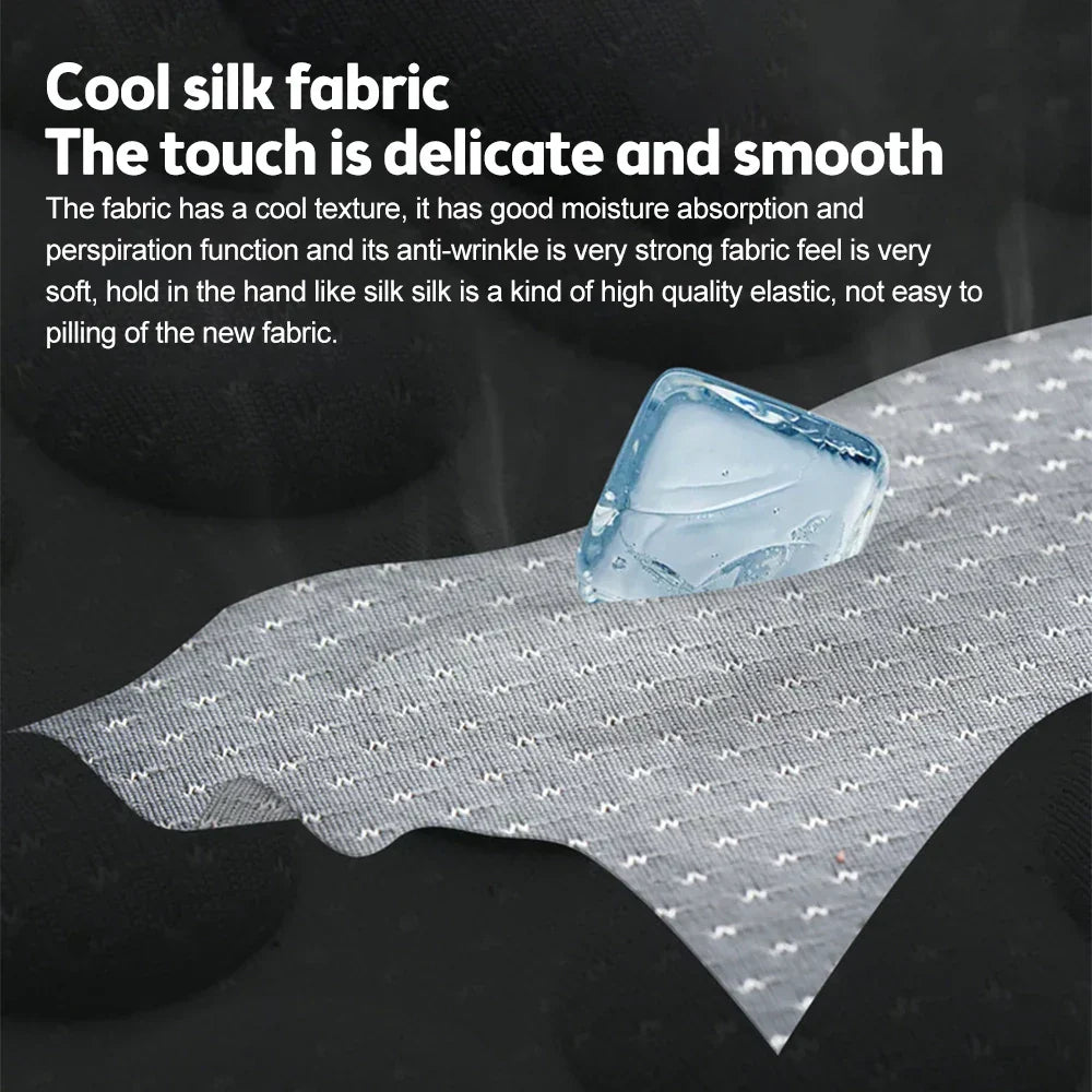 Car Seat Cushion - Cool & Breathable | Ice Silk & Mesh