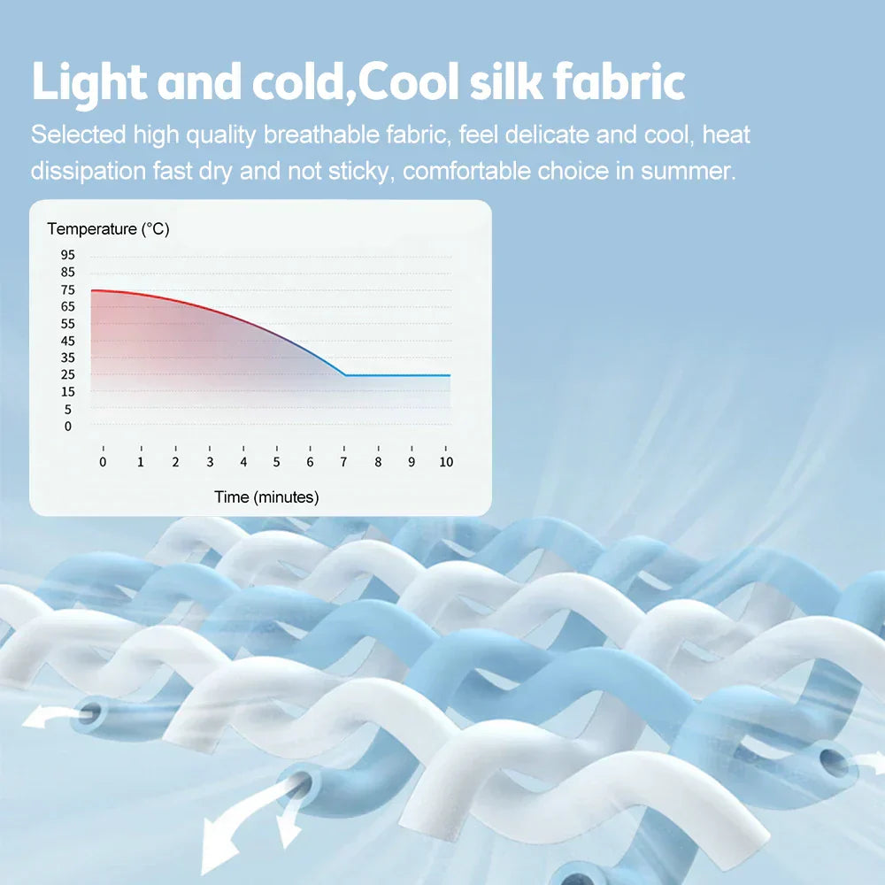 Car Seat Cushion - Cool & Breathable | Ice Silk & Mesh