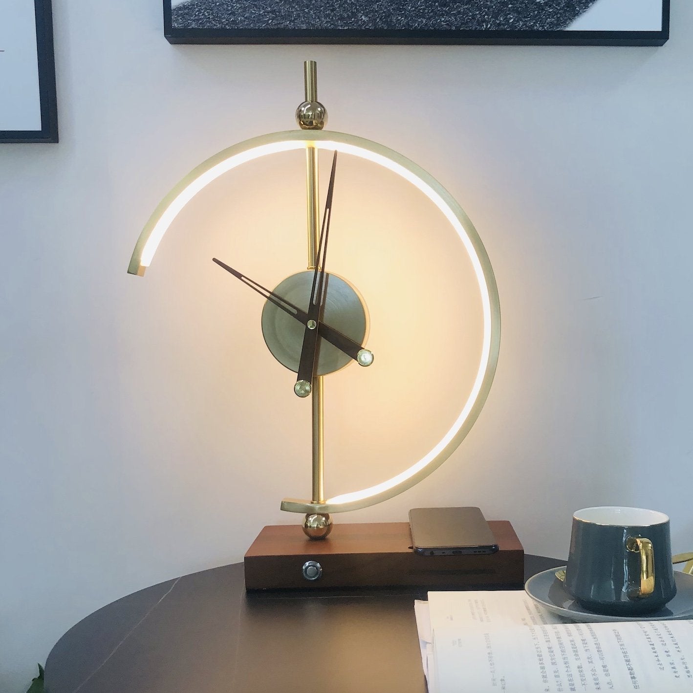 Luxe Rechargeable Lamp Clock - KyotoGlow