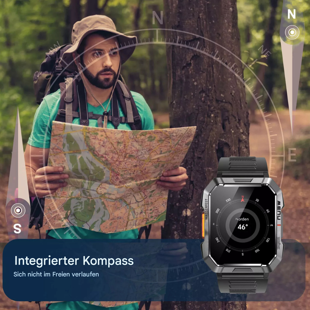 Robust Smartwatch for Adventurers - TrailMate