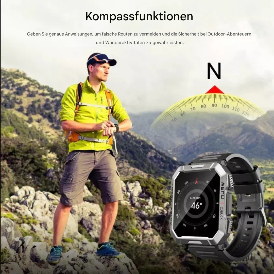 Robust Smartwatch for Adventurers - TrailMate