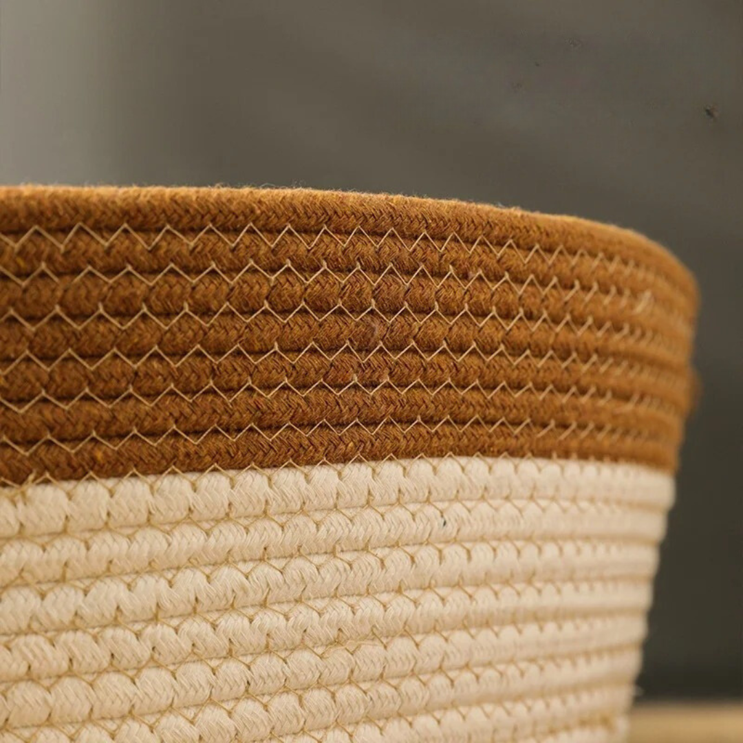 Handwoven Cotton Rope Bed for Cats - CozyNest