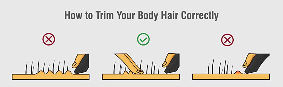 Men's Body Hair Trimmer and Women's Shaver with Bikini and Intimate Trimmer