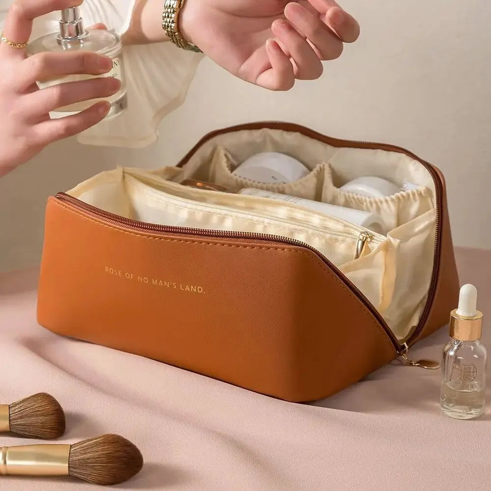 Make-up Organiser with Zip – Luxury Cosmetic Bag for Travel