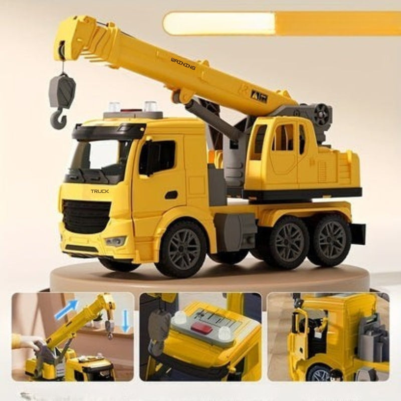 Crane Truck Toy with Sound | Robust Design