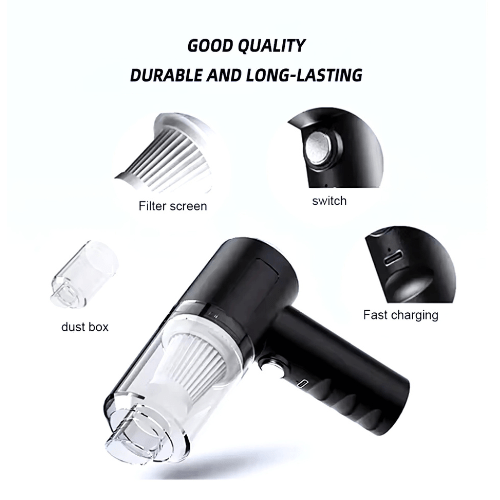 CarDust | Powerful Portable Car Vacuum Cleaner | Wireless Design