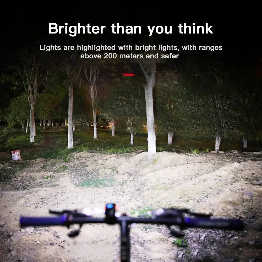 Bright Bicycle Lighting LED | USB Rechargeable MTB Headlight