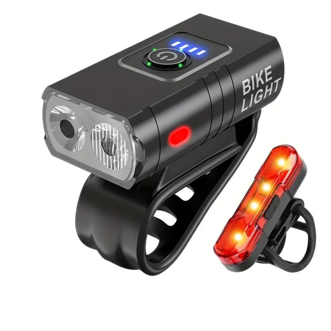 LED Bicycle Lights - 1000 & 500 Lumens | USB Rechargeable