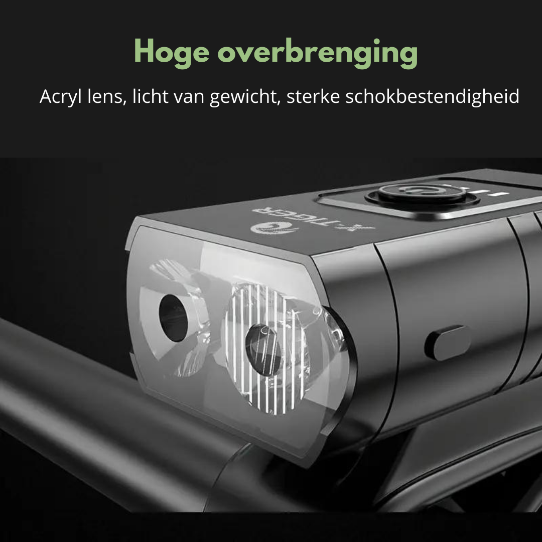 LED Bicycle Lights - 1000 & 500 Lumens | USB Rechargeable