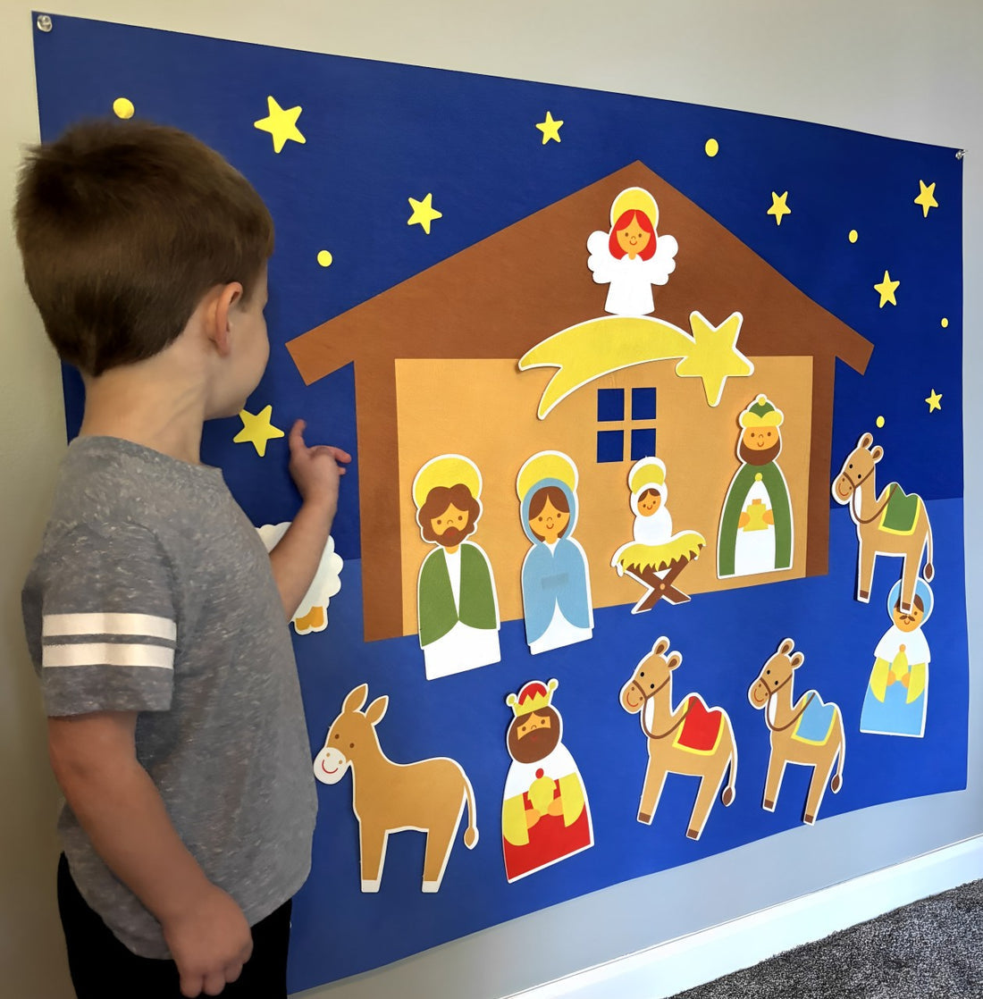 Felted Winter Christmas Nativity for Shared Fun and Tradition – KinderKerst