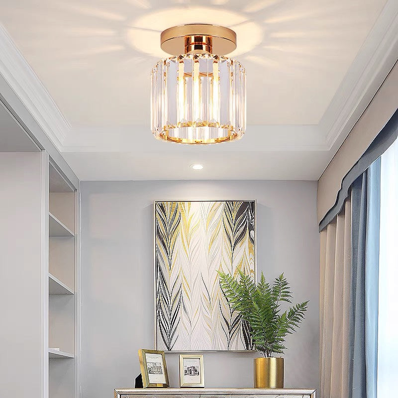 Modern Crystal Ceiling Light – CrystalGlow