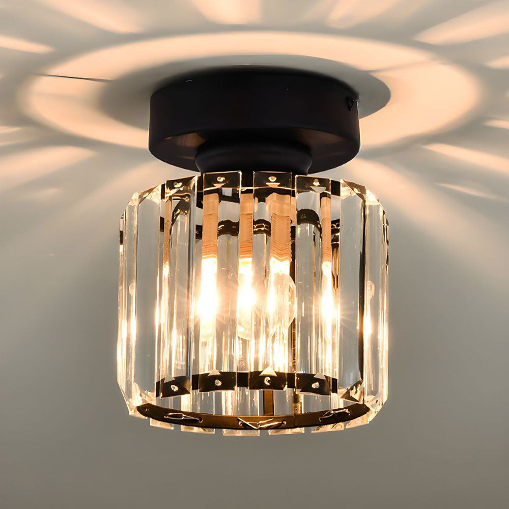 Modern Crystal Ceiling Light – CrystalGlow