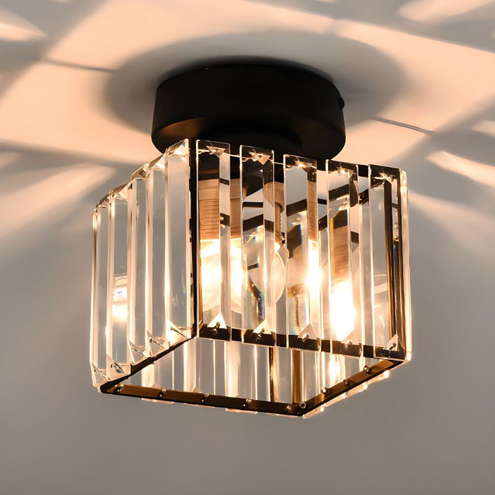 Modern Crystal Ceiling Light – CrystalGlow