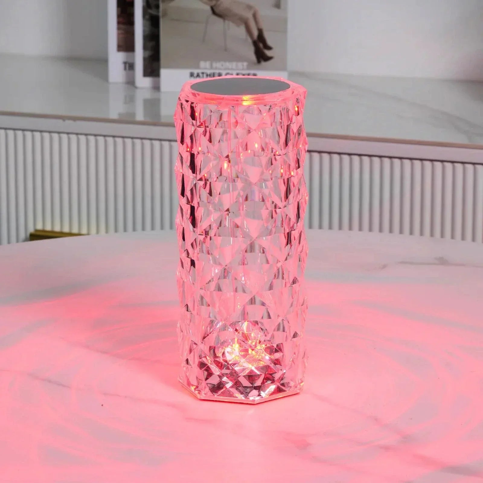 Crystal Table Lamp with Touch Control - Aurora