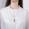 Stylish Crystal and Tree of Life Gemstone Necklace – Elara