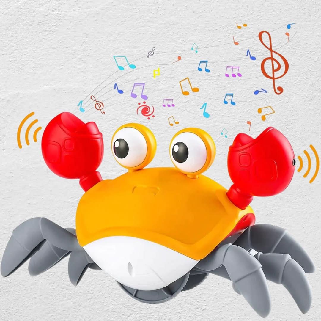 Interactive Crawling Toy with Movement & Music - Crawly Crab