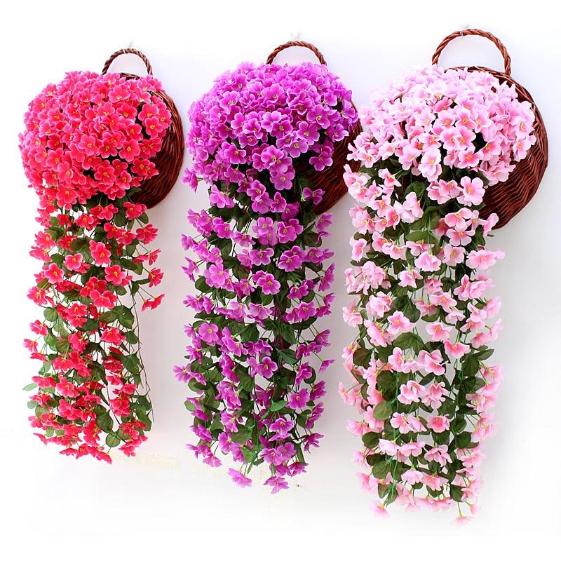 Artificial Hanging Flower | Colourful Flower Decoration with No Maintenance