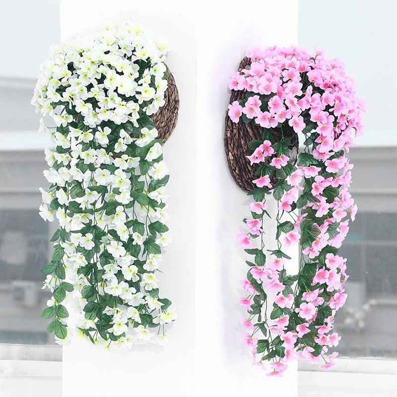 Artificial Hanging Flower | Colourful Flower Decoration with No Maintenance