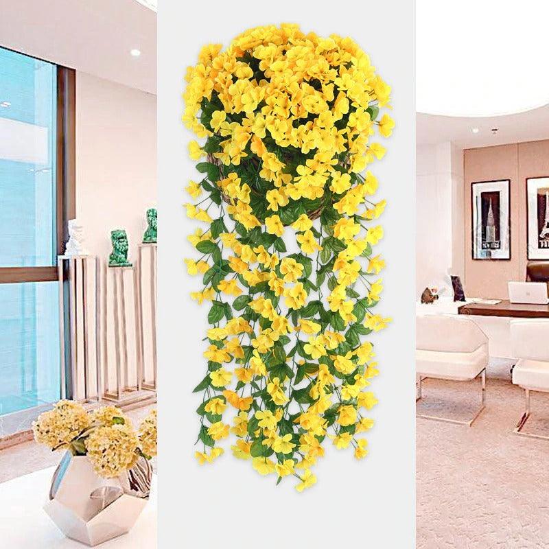 Artificial Hanging Flower | Colourful Flower Decoration with No Maintenance