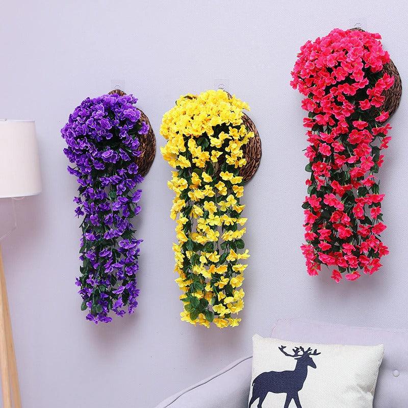 Artificial Hanging Flower | Colourful Flower Decoration with No Maintenance