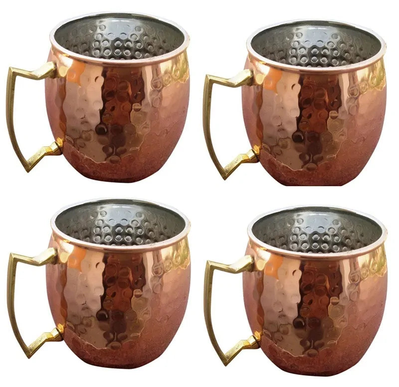 Hammered Copper Mug Set - ChillCopper