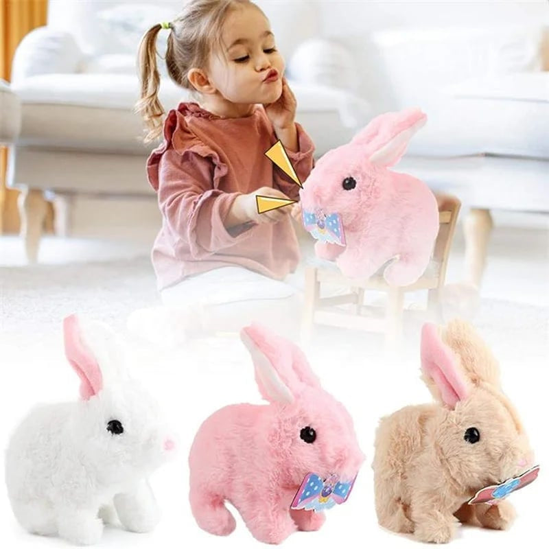 Interactive Cuddly Bunny - HoppyMate