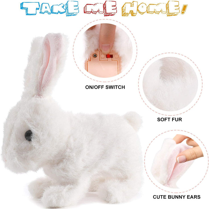 Interactive Cuddly Bunny - HoppyMate