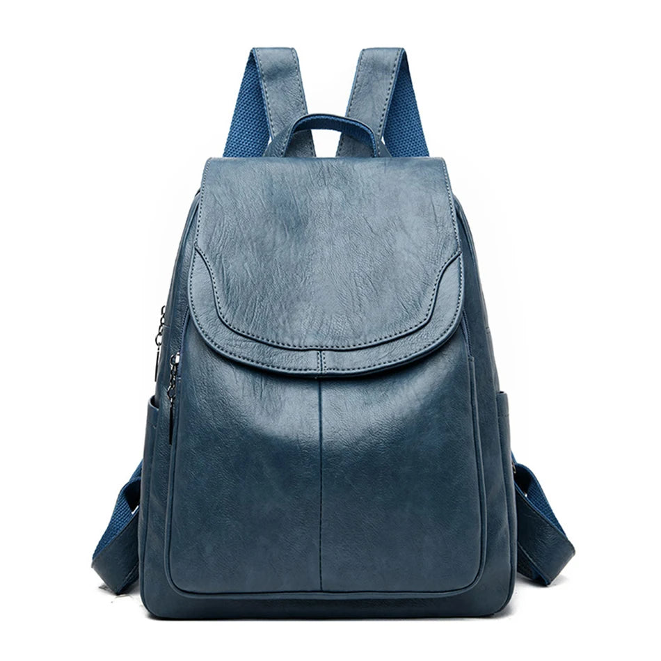 Anti-theft Mini Leather Backpack for Women